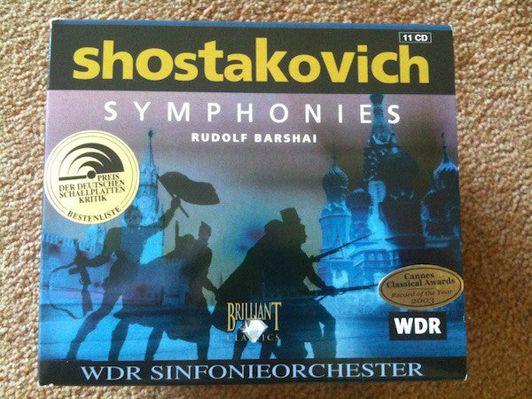 Dmitri Shostakovich - WDR Sinfonieorchester Köln, Rudolf Barshai : Symphonies (11xCD, Album + Box)