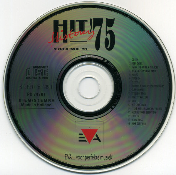 Various : Hit History '75 - Volume 21 (CD, Comp)