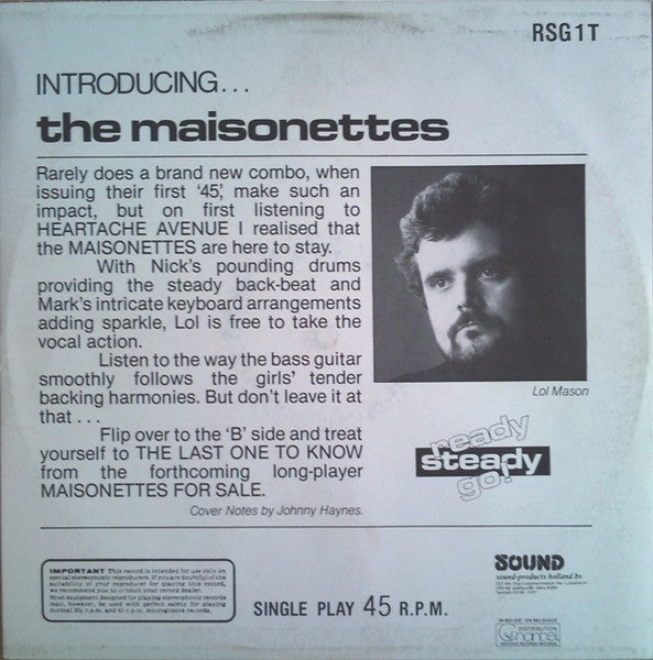 The Maisonettes : Heartache Avenue (Extended 12" Version) (12")