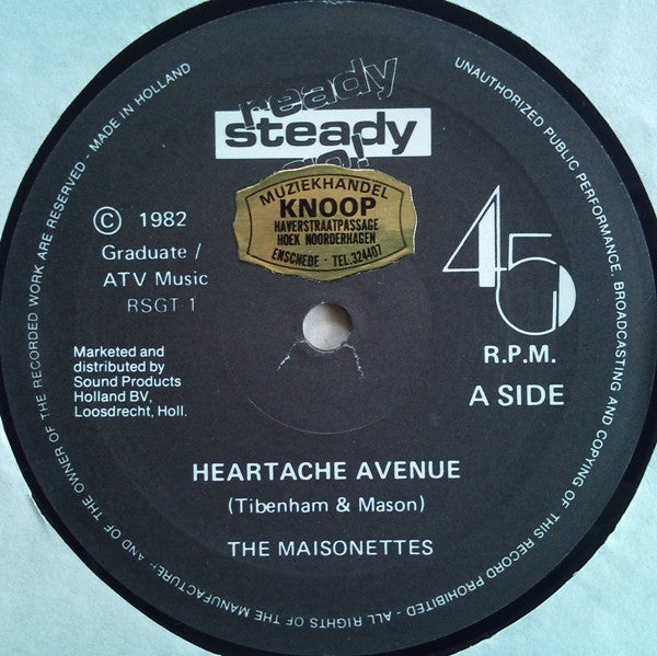The Maisonettes : Heartache Avenue (Extended 12" Version) (12")