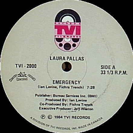 Laura Pallas : Emergency (12")