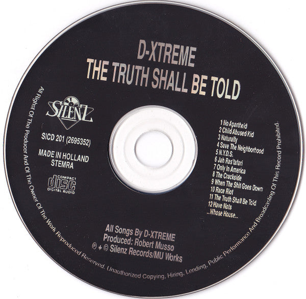 D-Xtreme (2) : The Truth Shall Be Told (CD, Album)