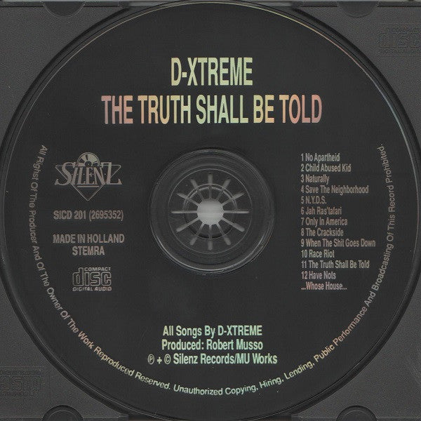 D-Xtreme (2) : The Truth Shall Be Told (CD, Album)