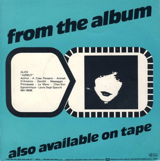 Alice (4) : A Cosa Pensano (7", Single)