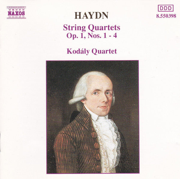 Joseph Haydn – Kodály Quartet : String Quartets Op. 1, Nos. 1 - 4 (CD, Album)