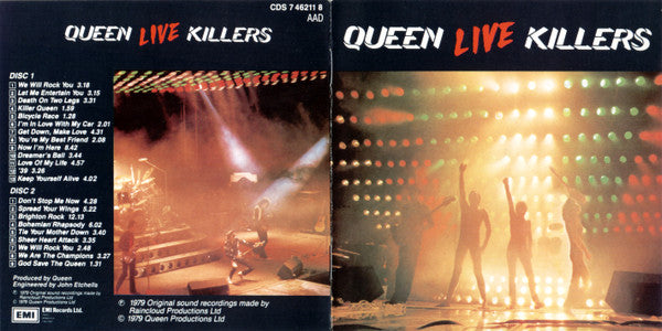 Queen : Live Killers (2xCD, Album, RE)
