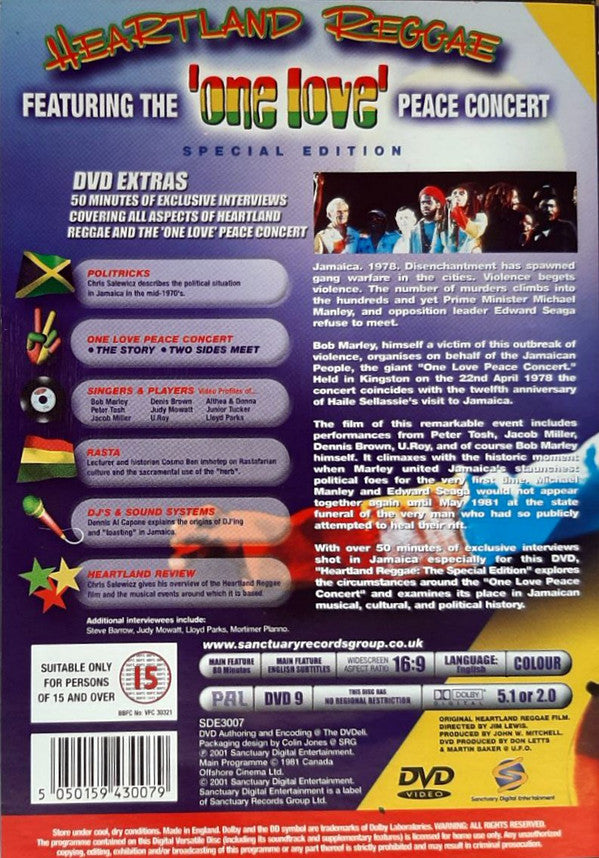 Various : Heartland Reggae (DVD, Comp, S/Edition, PAL, DVD)