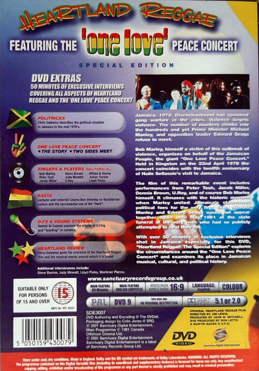 Various : Heartland Reggae (DVD, Comp, S/Edition, PAL, DVD)