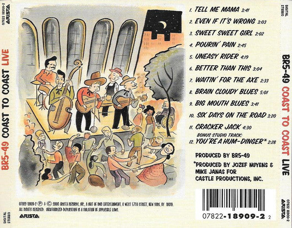 BR549 : Coast To Coast Live (CD, Album)