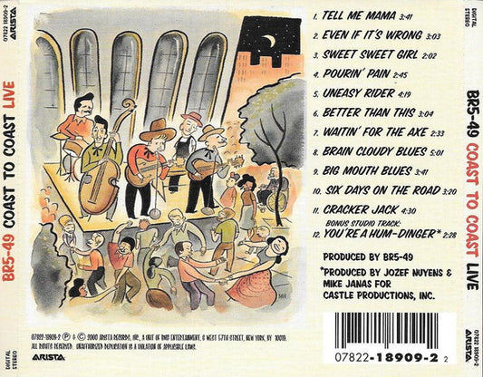 BR549 : Coast To Coast Live (CD, Album)