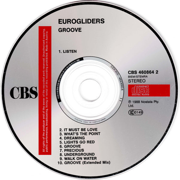 Eurogliders : Groove (CD, Album)