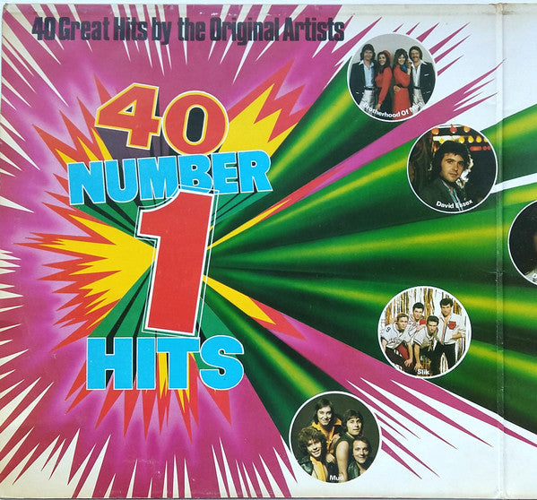Various : 40 Number 1 Hits (2xLP, Comp, Gat)
