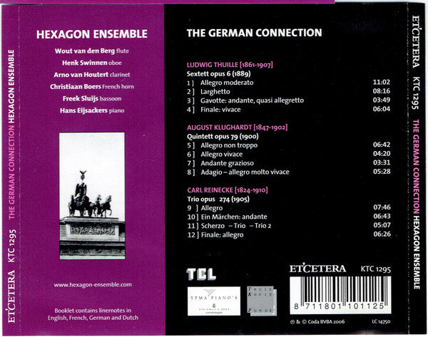 Hexagon Ensemble : The German Connection (CD, Album)