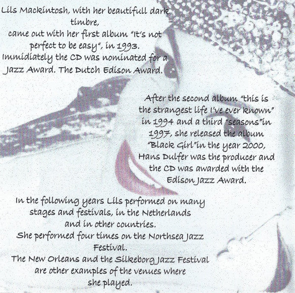 Lils Mackintosh : 40 Years On Stage (CD, Album)