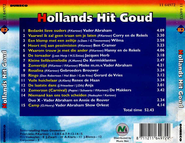 Various : Hollands Hit Goud (CD)