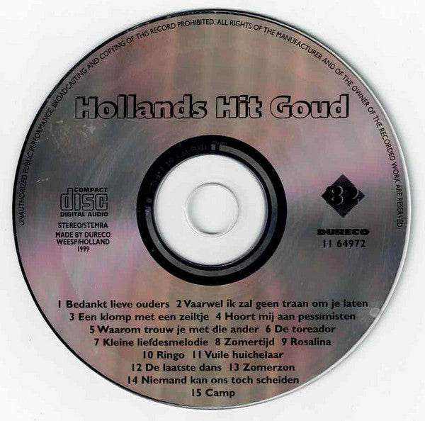 Various : Hollands Hit Goud (CD)