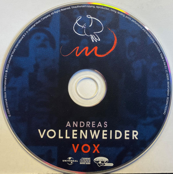 Andreas Vollenweider : Vox (CD, Album)