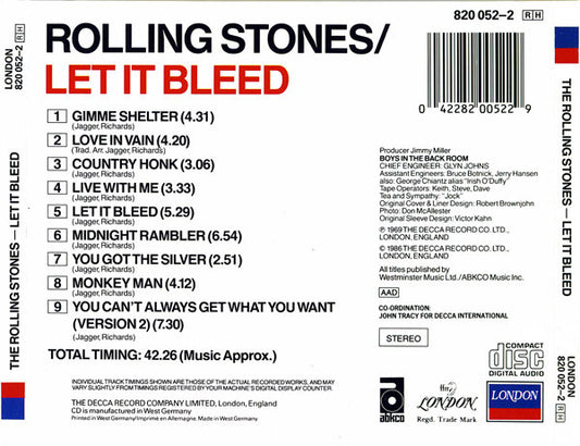 The Rolling Stones : Let It Bleed (CD, Album, RE, RP)