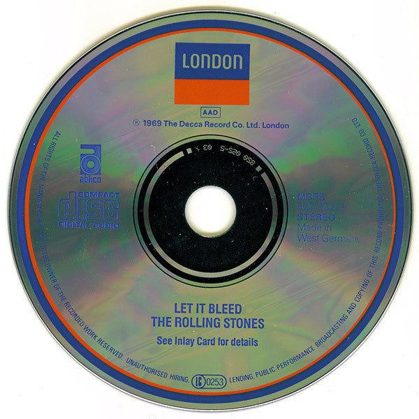 The Rolling Stones : Let It Bleed (CD, Album, RE, RP)
