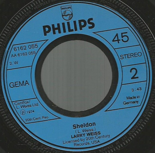 Larry Weiss : Rhinestone Cowboy (7", Single)
