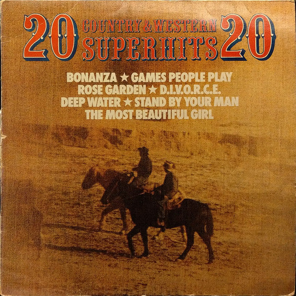 Various : 20 Country & Western Superhits (LP, Comp)