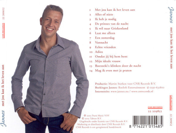Jannes : Met Jou Kan Ik Het Leven Aan (CD, Album)