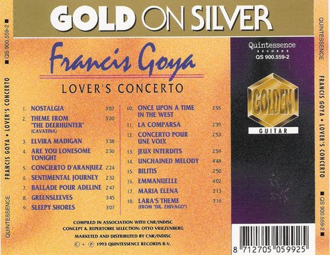 Francis Goya : Lover's Concerto (CD, Comp)