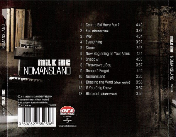 Milk Inc. : Nomansland (CD, Album)