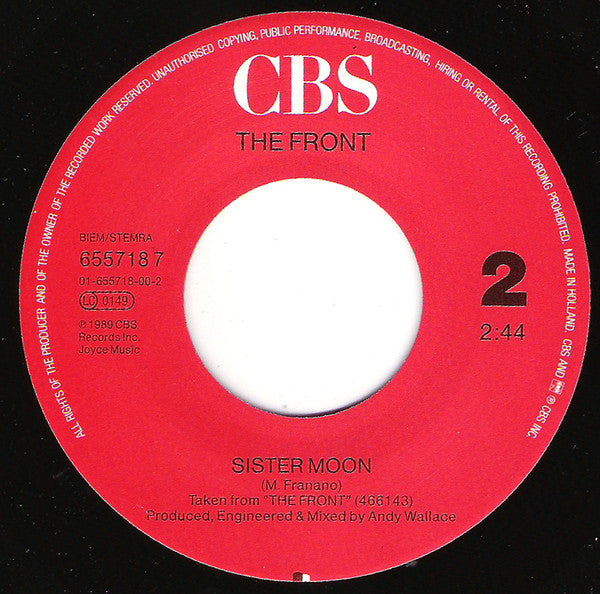 The Front (3) : Fire (7", Single)