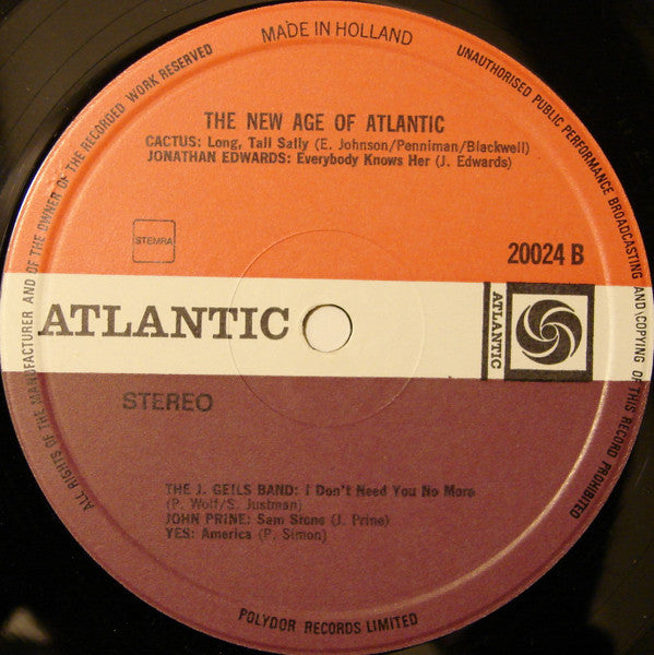 Various : The New Age Of Atlantic (LP, Smplr)