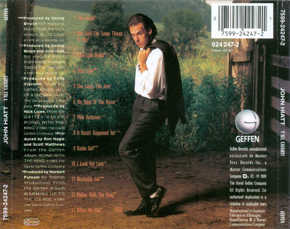 John Hiatt : Y'All Caught? (The Ones That Got Away 1979-1985) (CD, Comp)