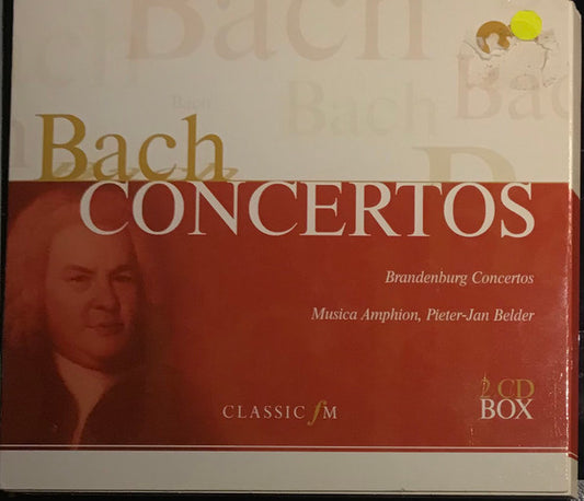 Johann Sebastian Bach - Musica Amphion, Pieter-Jan Belder : Concertos - Brandenburg Concertos (3xCD, Album)