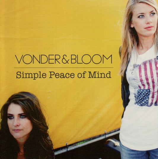 Vonder & Bloom : Simple Peace Of Mind (CD, Album)