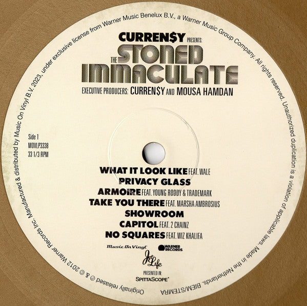 Curren$y : The Stoned Immaculate (LP, Ltd, Num, Gol)