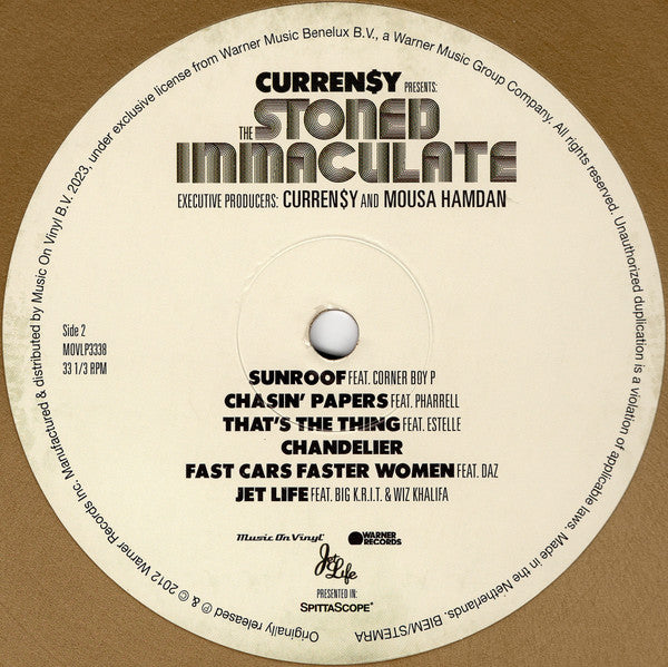 Curren$y : The Stoned Immaculate (LP, Ltd, Num, Gol)