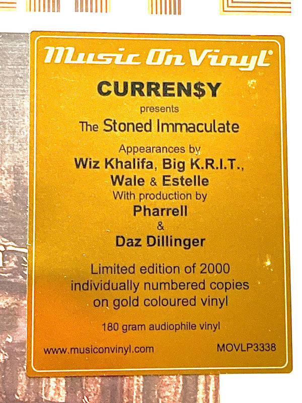 Curren$y : The Stoned Immaculate (LP, Ltd, Num, Gol)