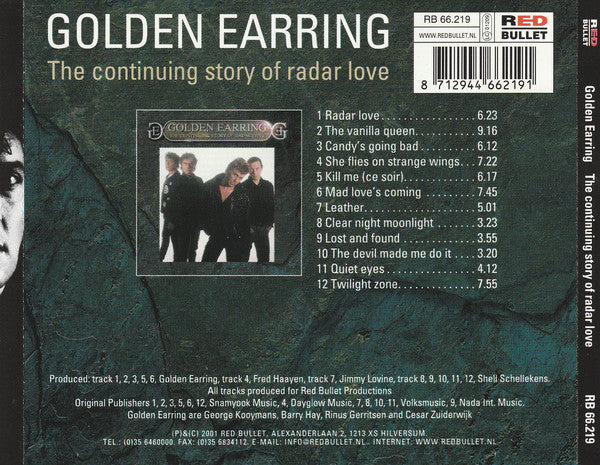 Golden Earring : The Continuing Story Of Radar Love (CD, Comp, RE)