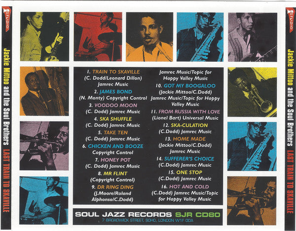 Jackie Mittoo & The Soul Brothers : Last Train To Skaville (CD, Comp)