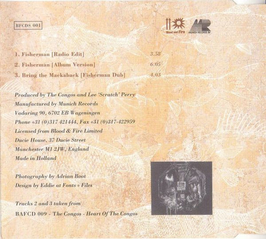 The Congos : Fisherman (CD, Single)