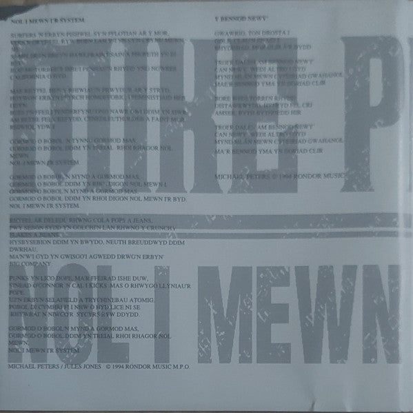 Mike Peters : Nol I Mewn I'r System (CD, Single)
