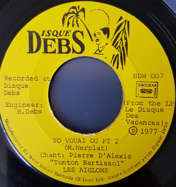 Les Aiglons : Yo Vouai Ou (7")