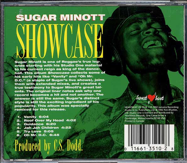 Sugar Minott : Showcase (CD, Album, RE)