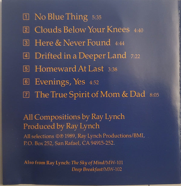 Ray Lynch : No Blue Thing (CD, Album)