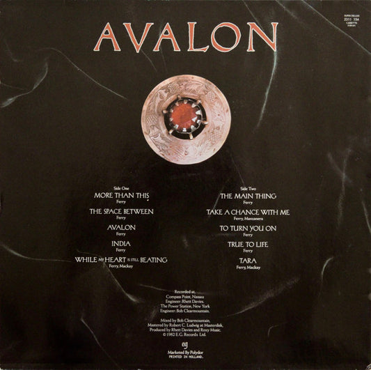 Roxy Music : Avalon (LP, Album)