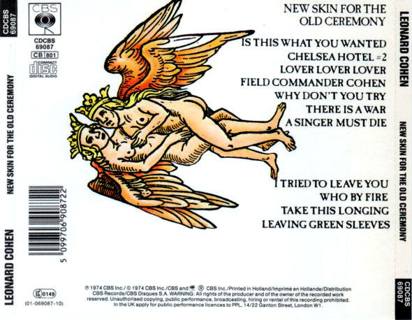 Leonard Cohen : New Skin For The Old Ceremony (CD, Album, RE)