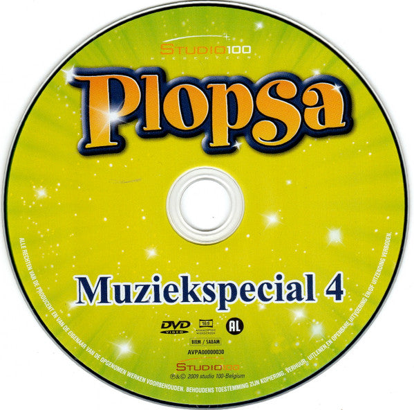 Various : Plopsa - Muziekspecial 4 (DVD-V, PAL)