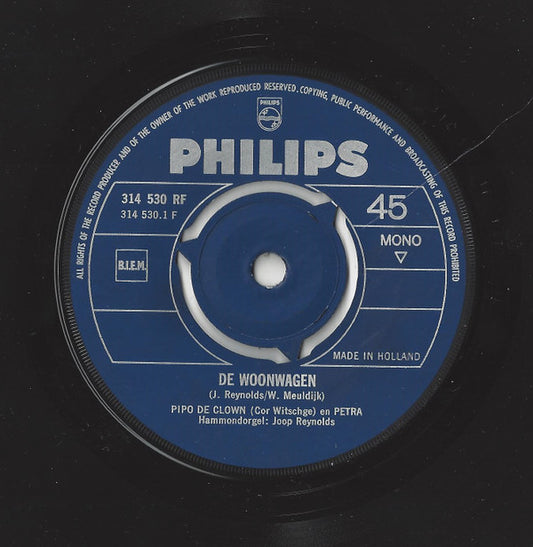 Pipo De Clown met Petra (26), Mammaloe en Dikke Deur : De Woonwagen (7", Single)