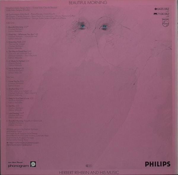 Herbert Rehbein And His Orchestra : Beautiful Morning (LP, Album)