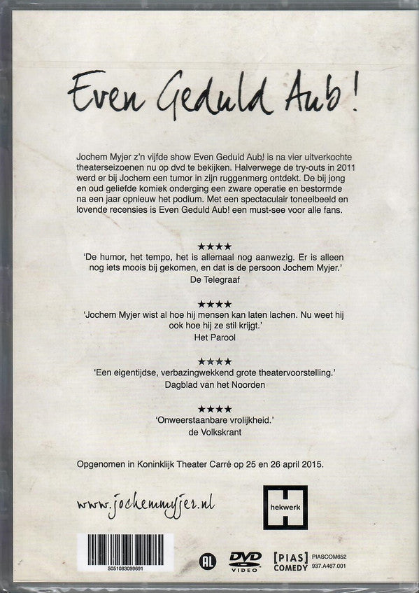Jochem Myjer : Even Geduld Aub! (DVD-V)