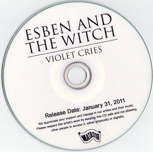 Esben And The Witch : Violet Cries (CDr, Album, Promo)